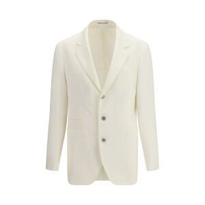 Brunello Cucinelli White Linen Men's Blazer